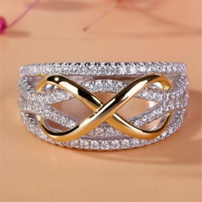 Fashionable Women'S Accessory Rings, Versatile Wedding Engagement Rings, Niche Design Bridal Jewelry