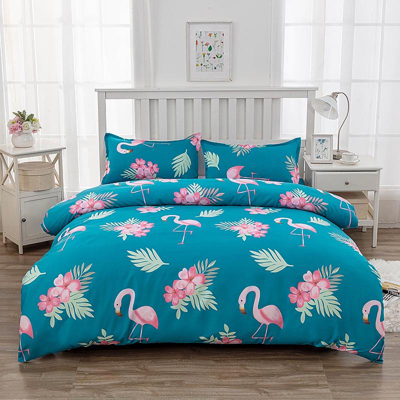 Flannel Duvet Cover Set - Single Piece for Dormitory Bunk Bed, Includes Pillowcase & Double Duvet Cover