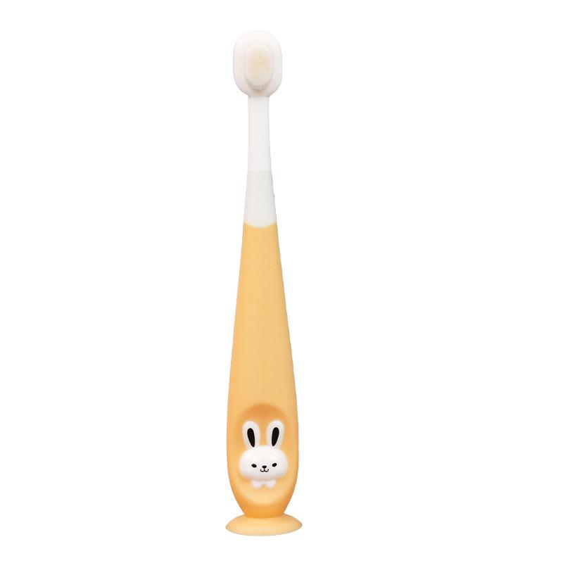 1 Pieza Cepillo de Dientes Infantil con Millones de Cerdas Nano Ultra Fino Suave para Niños Cepillo de Dientes Lindo de Dibujos Animados Para 2-12 Años