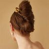 Fermacapelli Metallico Alcali Acqua Nodo per Capelli da Donna Semplice e Versatile Accessori per Capelli Trecciati sul Retro della Testa