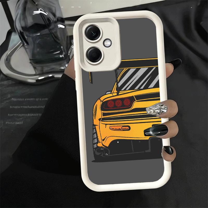 JDM Sports Cars Minimalist Design Soft Phone Case for Xiaomi Redmi Note 15 14 13 12 11 Pro Plus 10S 11S 4G 11T 5G Shell Silicone