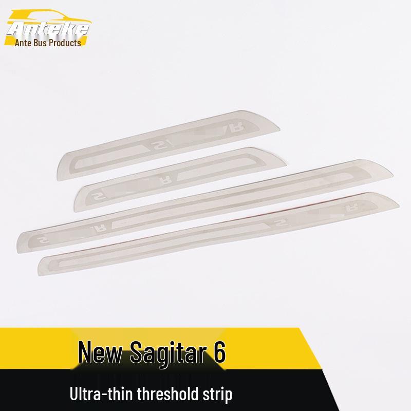 Sagitar 6 Ultra-Thin Sill Strips: Interior & Exterior Modification Accessories