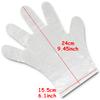 100/200pcs Disposable Transparent Thickened Plastic Gloves for Cooking Food Handling Hair Dyeing Restaurant Kitchen Supplies