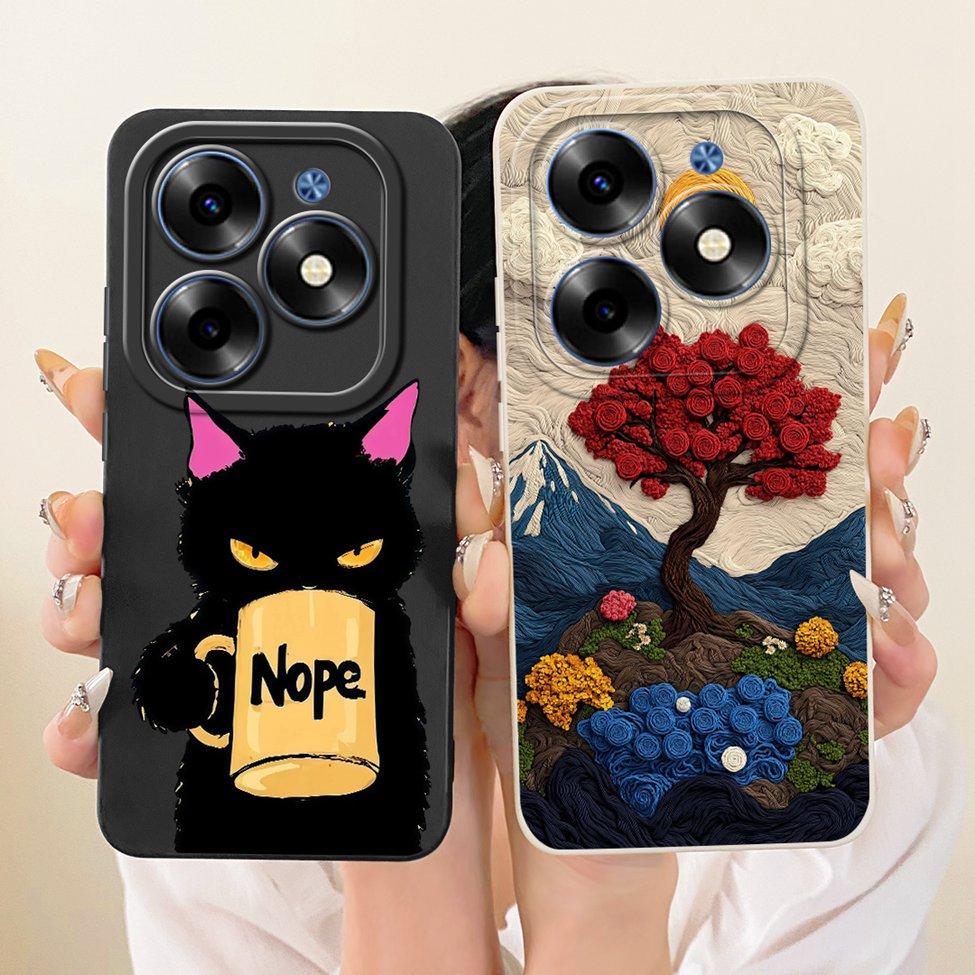 Casing For ITEL S23 Plus Cover Fashion Cartoon Cute Funny Painted Silicone Funda For ITEL S23+ S681LN Phone Case