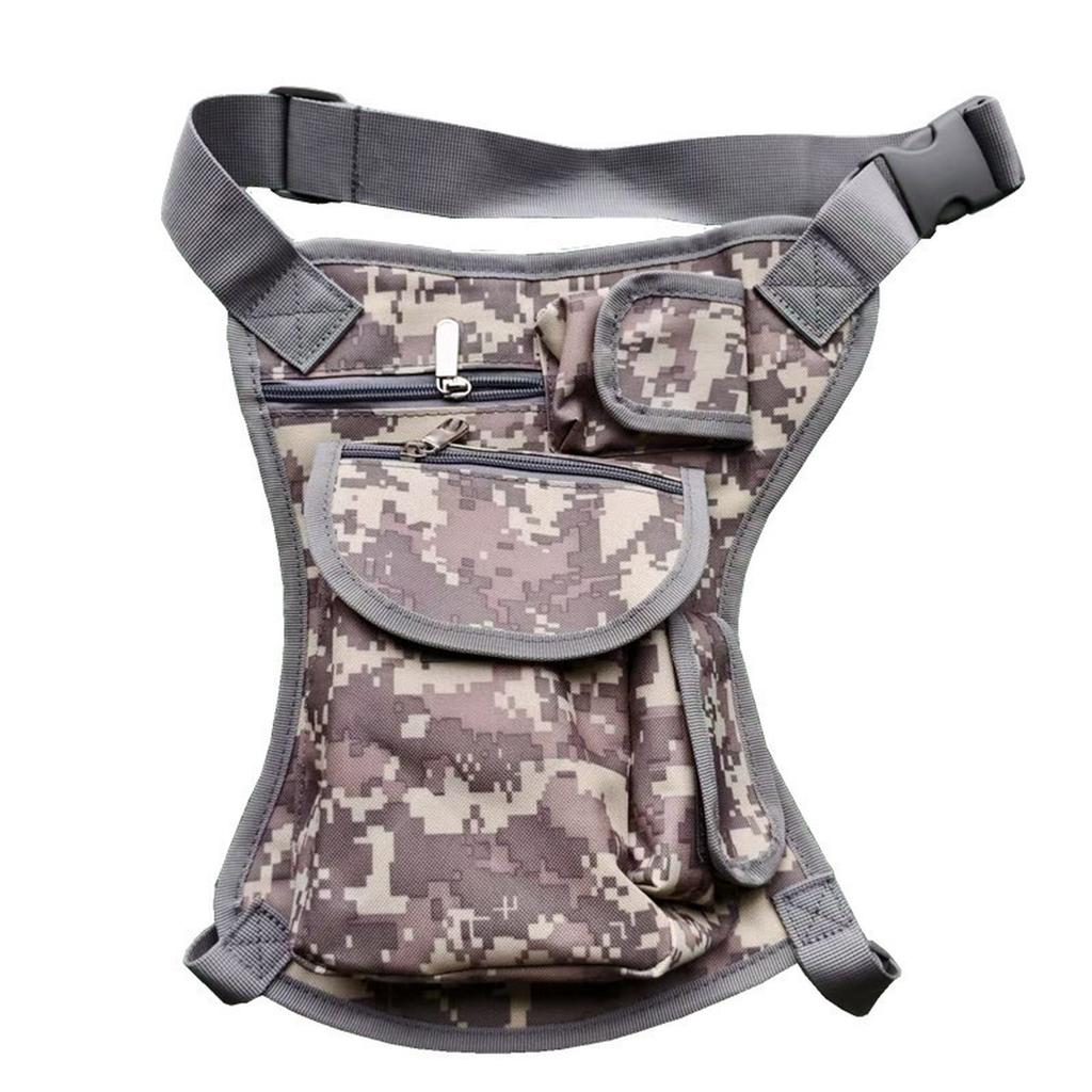 Large Capacity Outdoor Drop Leg Bag Adjustable Oxford Cloth Hiking Waist Pack Waterproof Multi-Purpose Outdoor Leg Bag Travel