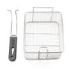 Nonstick Deep Fryer Stainless Steel Camp Food Container Portable Fryer Basket  Gathering