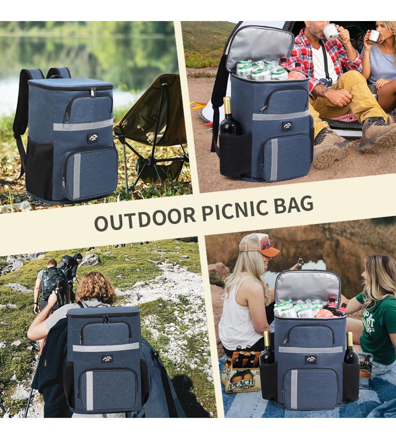 Large Capacity Insulated Backpack for Camping & Picnic