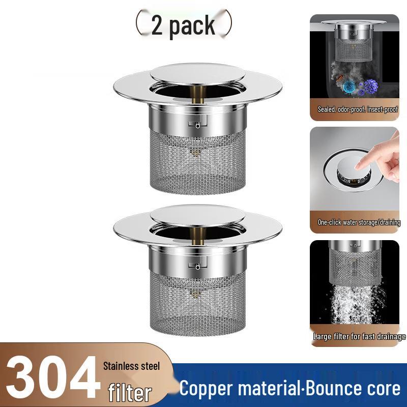 OEING Kitchen Sink Pop-Up Drain Filter