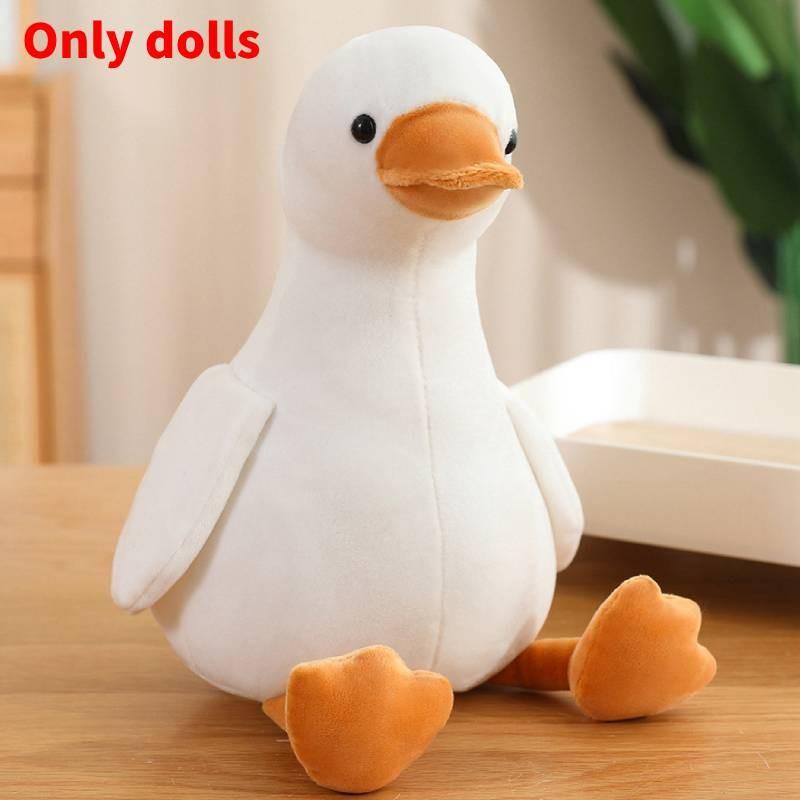 Plush Animal Toy White Duck Soft Stuffed Doll Childrens Comforter Gift