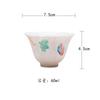 150ML Underglazed Light Pink Peony Ceramic Teapot Household Kung Fu Tea Set Teapot Teacup with Filter Hand-held Pot Pot Holder