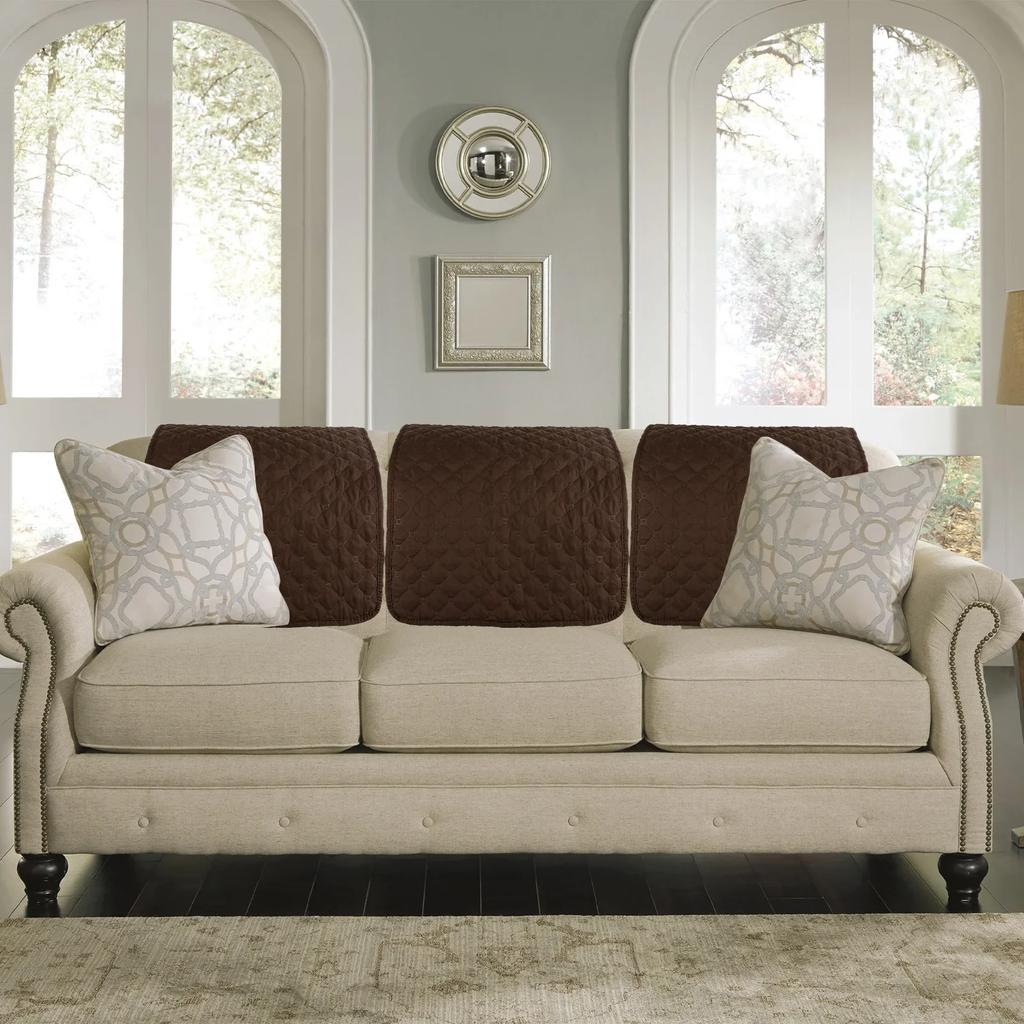 5 Stück Sesselbezug Kopfstützenschoner Sofa Kopfstützenbezug Weiches Polyester Verschleißfest Farbecht für Sofa Möbel Schoner