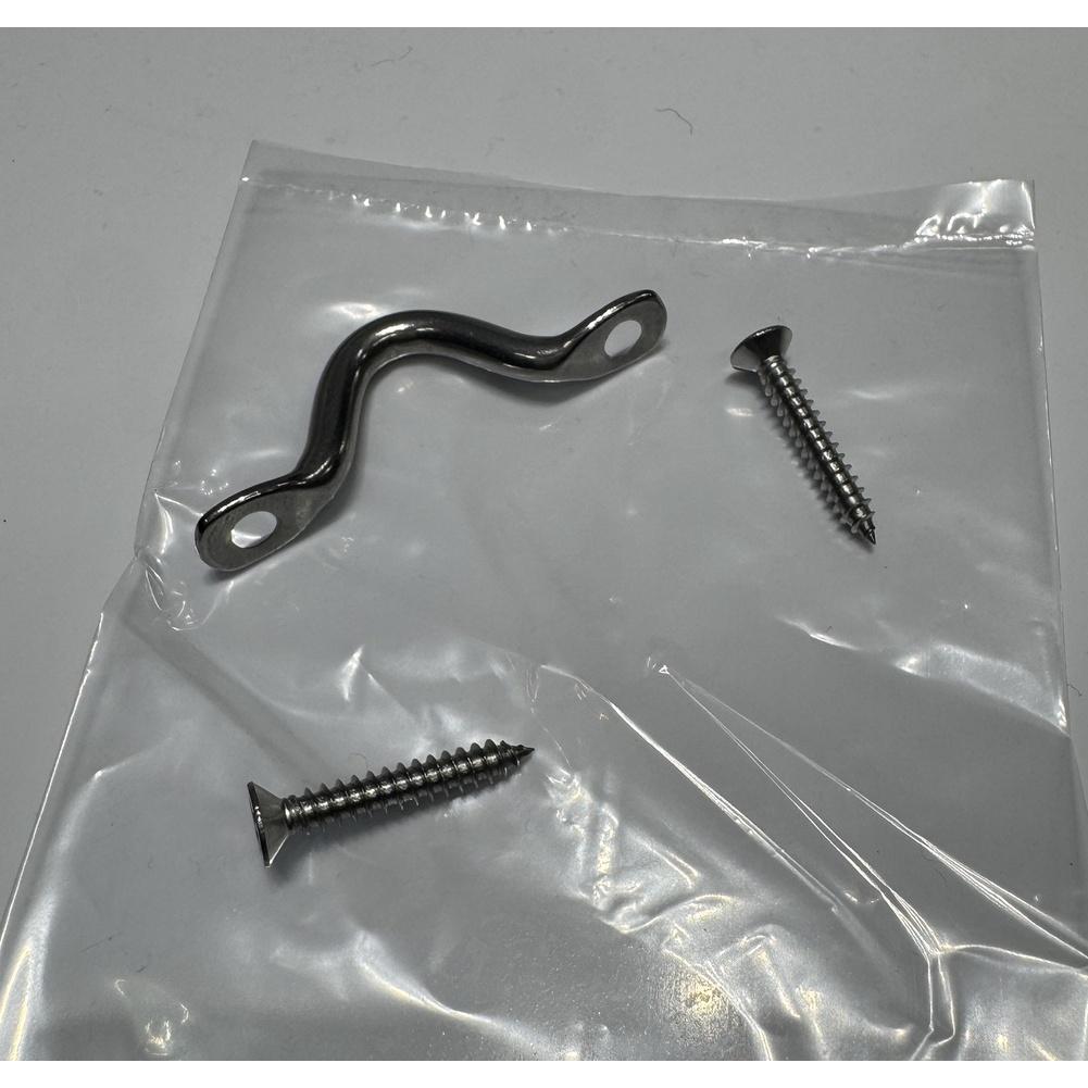 22Pcs M5 U-shaped Hook And Screws Wall-Mounted U-shaped Hook For Secure Rope Fastening And Reliable Indoor Or Outdoor Use