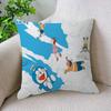 Funny D-Doraemon Cartoon Pillow Gifts Home Office Furnishings Bedroom Sofa Car Cushion Cover Case 45x45cm