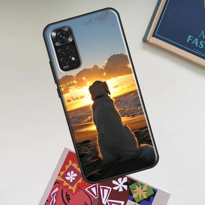 Golden Retriever Freund Hülle Für Xiaomi Redmi Note 14 13 12 11 9 10 15 Pro Plus Redmi 15 15C 14C 13C 12C 10C Abdeckung