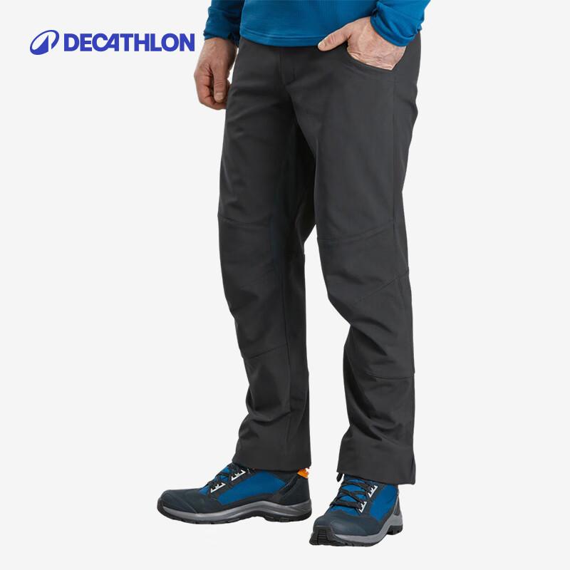 Decathlon Men s Fleece-Lined Windproof Softshell Hiking Pants 38