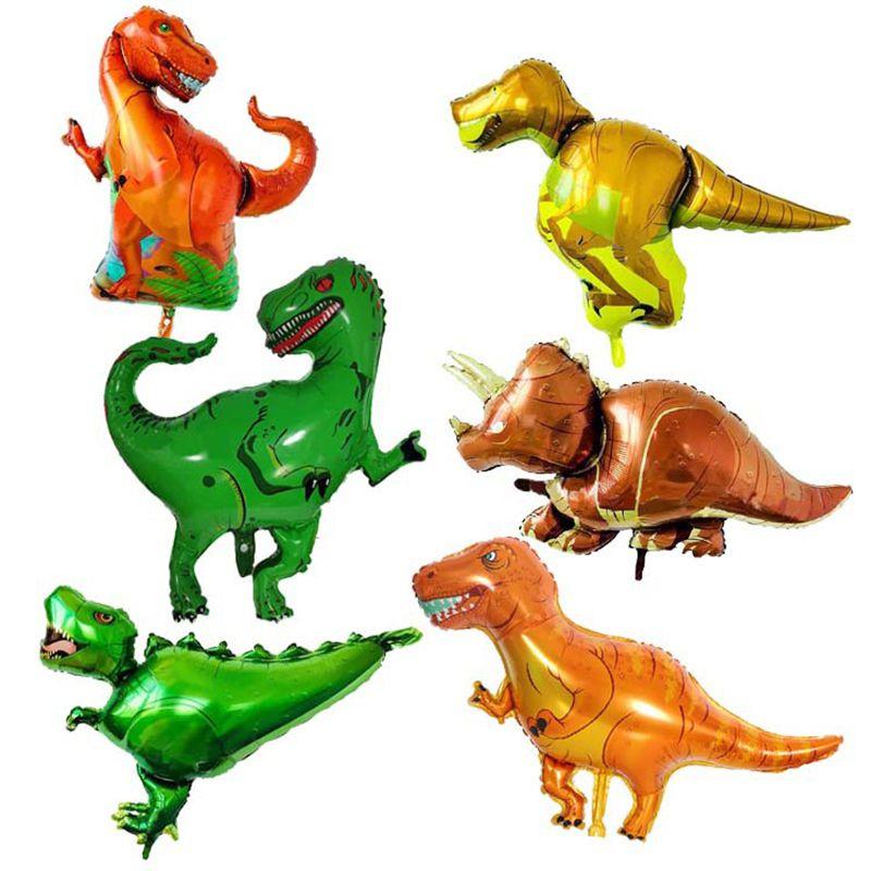 Dinosaur Large Balloons Helium Or Air Birthday Party Trex Raptor Balloons Foil