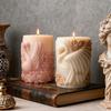 Silicone Cygnus Candle Mold Cylindrical Scented Candle Mould for Handmade Soap Candy Multipurpose Crafts Project