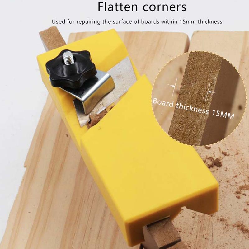 1PC Woodworking Gypsum Board Planer Corner Planer Board Manual Trimming Wood Planer Chamfering Tool Deburring Edge Planing Blade