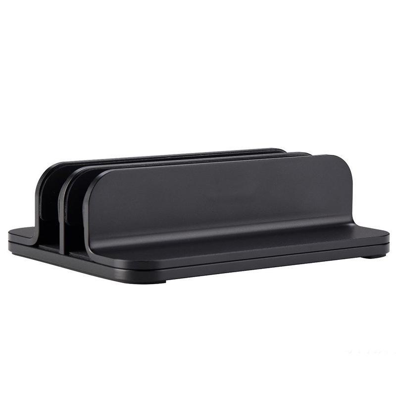 3-in-1 Aluminum Vertical Stand for Laptop, Tablet, and Phone Storage