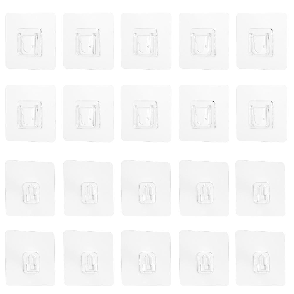 10 SZT Dwustronne Samoprzylepne Haczyki Ścienne Bezszwowy Haczyk do Łazienki Kuchni Gniazdek
