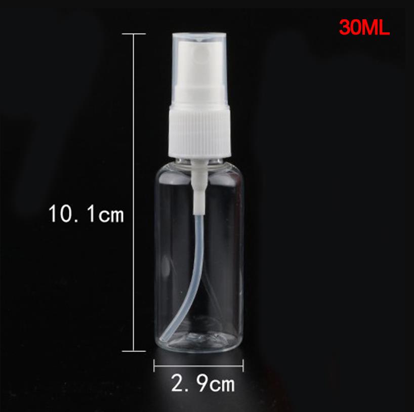 20/30/50/100ml Refillable Bottles Transparent Plastic Perfume Atomizer Mini Empty Spray Bottle Portable Travel Accessories