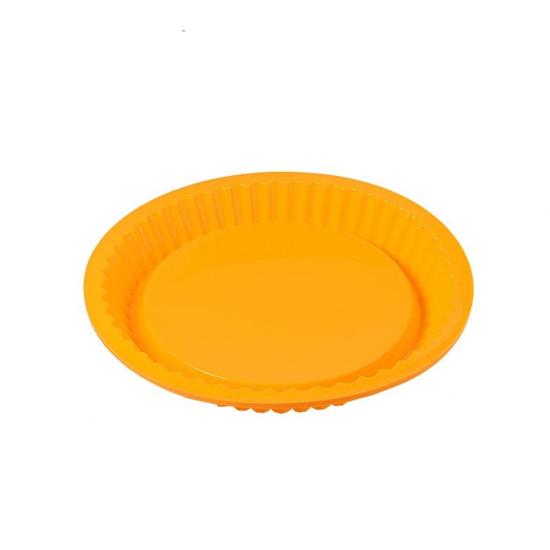 1pc 10inch High-Temperature Silicone Cake Mold for Easy Baking - Round Shape- Perfect for Cakes and Pizzas