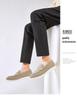Men's British-Style Suede Nubuck Loafers - Slip-On Casual Shoes