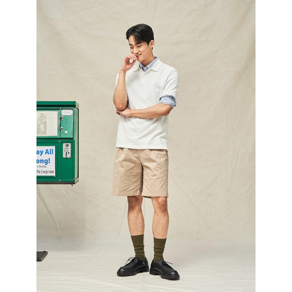 Binpolmen Gurkha Half Pants Beige