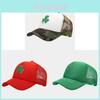 Clover Summer Adjustable Mesh Cap With Sun Protection For Outdoor Activities