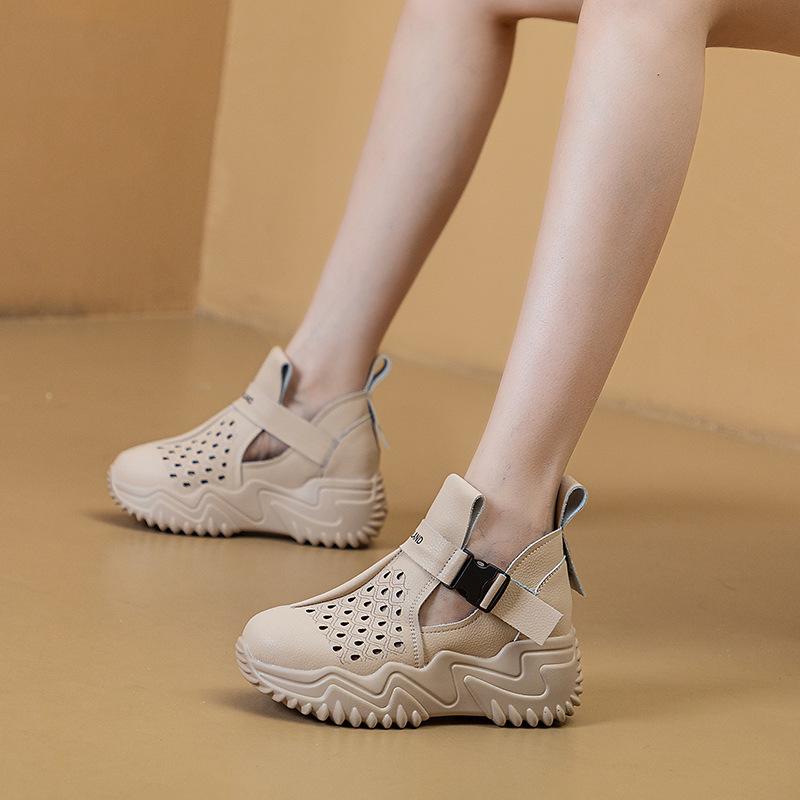 Live Broadcast Explosion Spot a 2025 Sports Sandals Children Spring and Summer Leisure Breathable Factory Hollow Women's Shoes