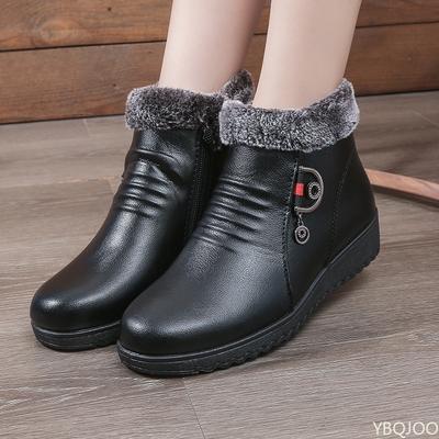Winter nieuwe modieuze veelzijdige zachte zool antislip dameslaarzen casual minimalistisch comfortabel isolatie damesschoenen