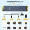 VTOMAN VS200 Rigid Foldable 200W Solar Panel Kit 19V High Efficiency Portable Solar Charger Ideal for Travel Smartphone Boat RV Camping Outdoor Power