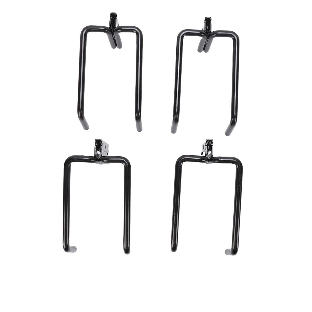4PCS Heavy Duty Shovel E Track Hook Enclosed Design Multifunctional Steel E Track J Hook for Truck