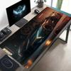 Cyber Neon Supercar Gaming-Mauspad Rutschfest Vernäht Schreibtischmatte Glatte Oberfläche Cooler Stil Büro-Schreibtisch Heim-Schreibtisch Dekorationen