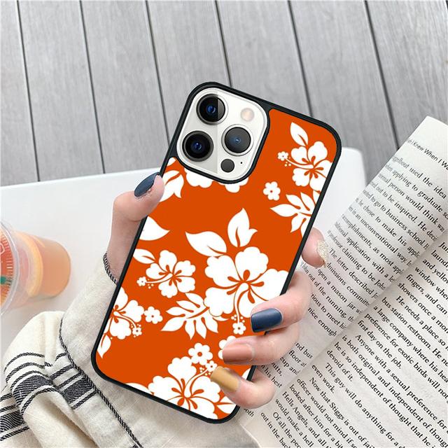 Tropical Paradise Hawaiian Flower Cover For iPhone 17 Air 15 16 14 13 12 Pro Max 11 Pro Max Plus Phone Case Coque