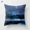 Luxury Home Decor Pillow Cover Living Room Sofa Cushion Cover Mountain Forest Pattern Cushion Cover