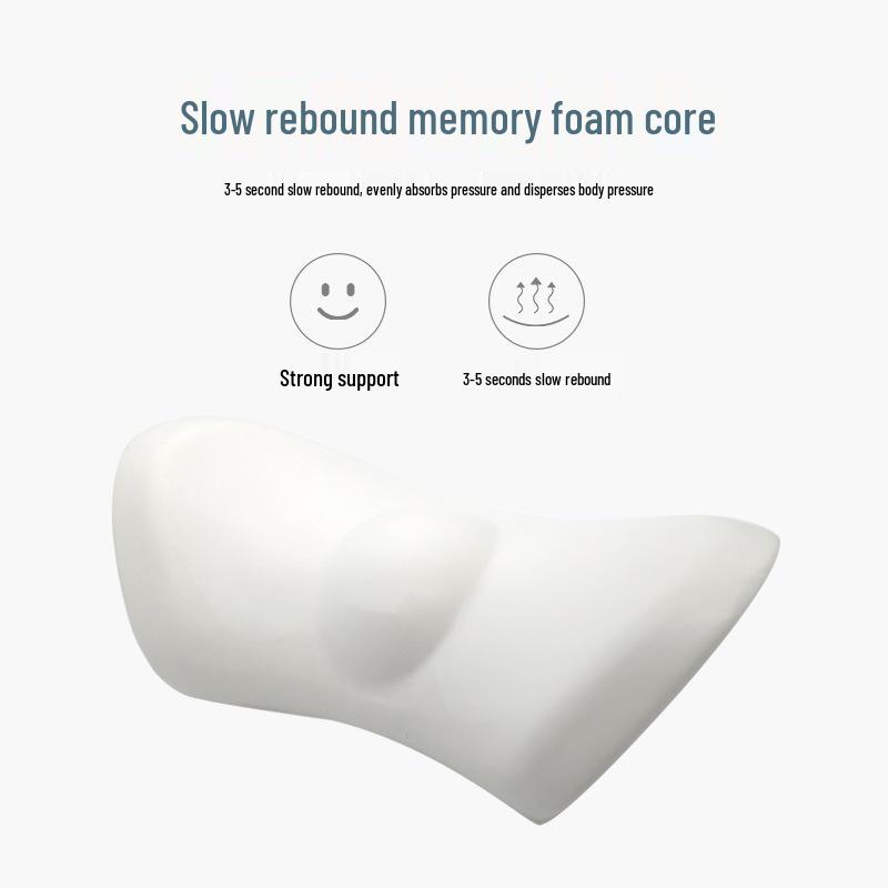 Memory Foam Lumbar Support Cushion for Sofa, Car, and Office