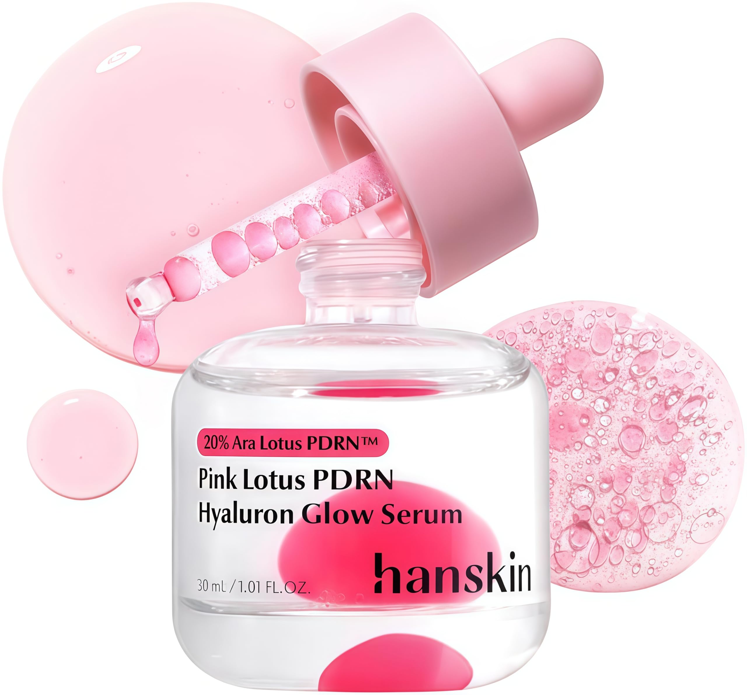 [HANSKIN Official] Lotus Flower PDRN Hyaluronic Acid Glow Serum 30ml