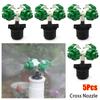 5Pcs Water Fog Cross Atomizing Nozzle 1/2" G1/2 with Male Threaded Connector Greenhouse Sprinkler Connector