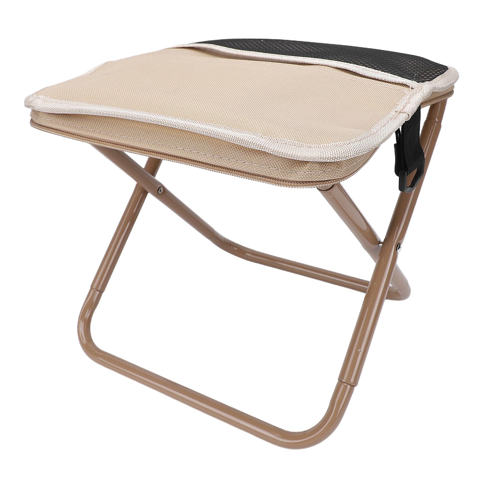 

Handbag Stool Portable Folding Stool Camping Chair Outdoor Shoulder Bag Stool Khaki Small Size