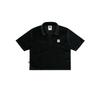 KODAK Essentials Terry Crop Polo Shirt Women Black