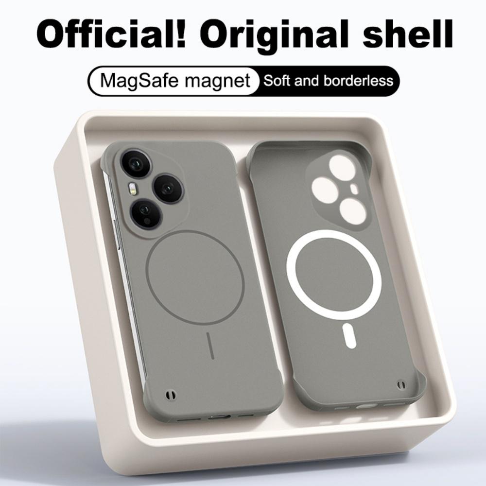 

Frameless For Magsafe Magnetic Phone Case For Honor 500 400 300 Magic 8 7 Pro Ultra Wireless Charge Non-Slip Bumper Cover Honor 500