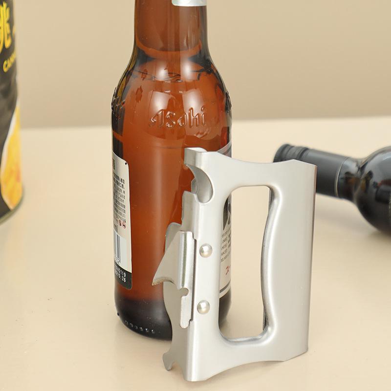 Stainless Steel Multi-Functional Manual Opener for Cans, Bottles, Ketchup, Coconut Milk Lids