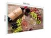 GLAS-SCHNEIDEBRETT 52x30 WEIN