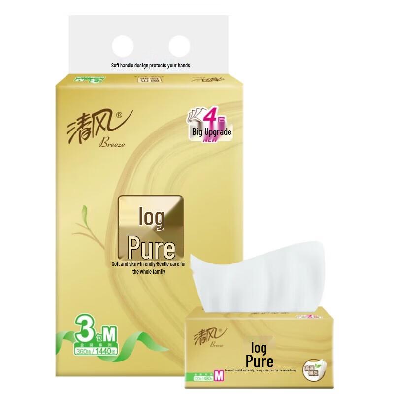 Qingfeng Gold M 4-Ply Facial Tissue