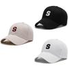 Season Spring S Letter Embroidery Baseball Cap Breathable Outdoor Hat Sunshade