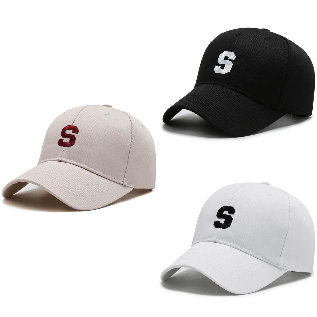 Season Spring S Letter Embroidery Baseball Cap Breathable Outdoor Hat Sunshade