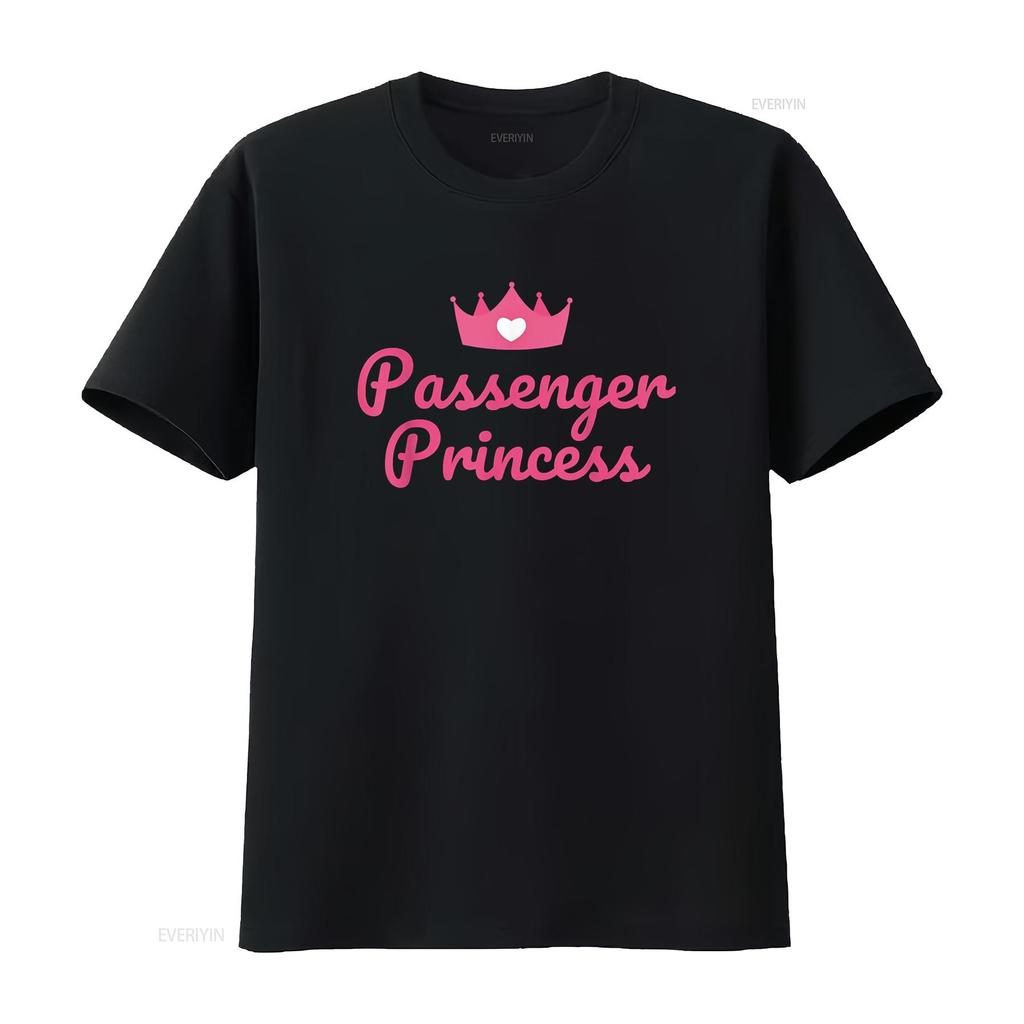 Princess Passenger T Shirt Vintage Washed Fashion Top For Everyday Wear Streetwear Comfortable Versatile Unisex Breathable
