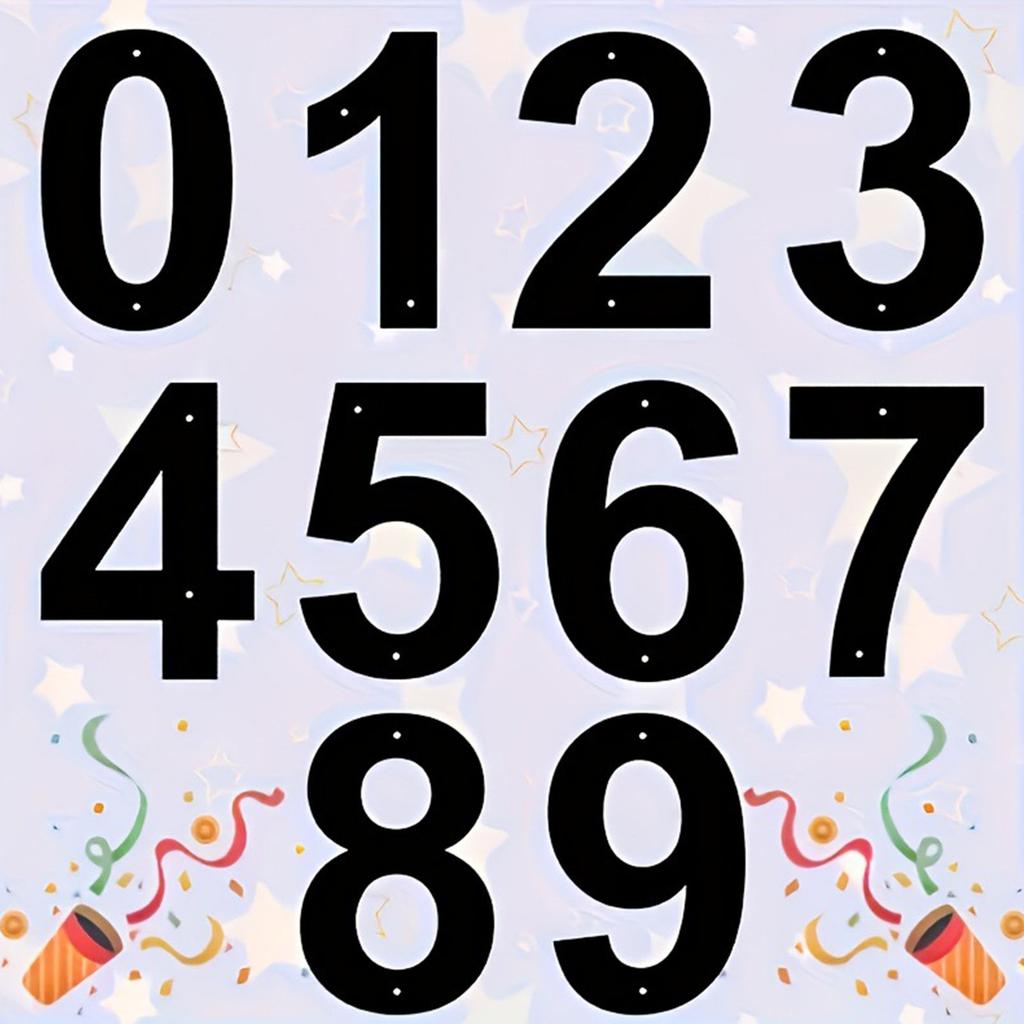 Modern Floating Houses Number Metal Houses Number Rusts Proof Home Address Number/Plaques Metal Mailbox Number Set