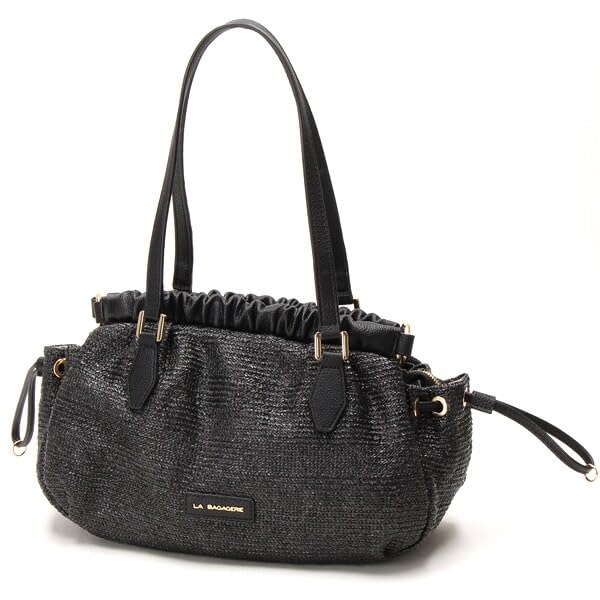 Labagagerie Shirred 2-Way Summer Bag Mini B009001 Ivory (33)